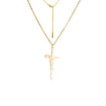 Jesus Cross Pendant Stainless Steel Necklace