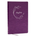 NKJV Holy Bible, Ultra Thinline, Purple Leathersoft, Red Letter, Comfort Print