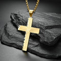 Christian Jesus Cross Necklace  Men's