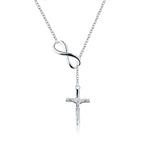 Cross Jesus Infinity pendant