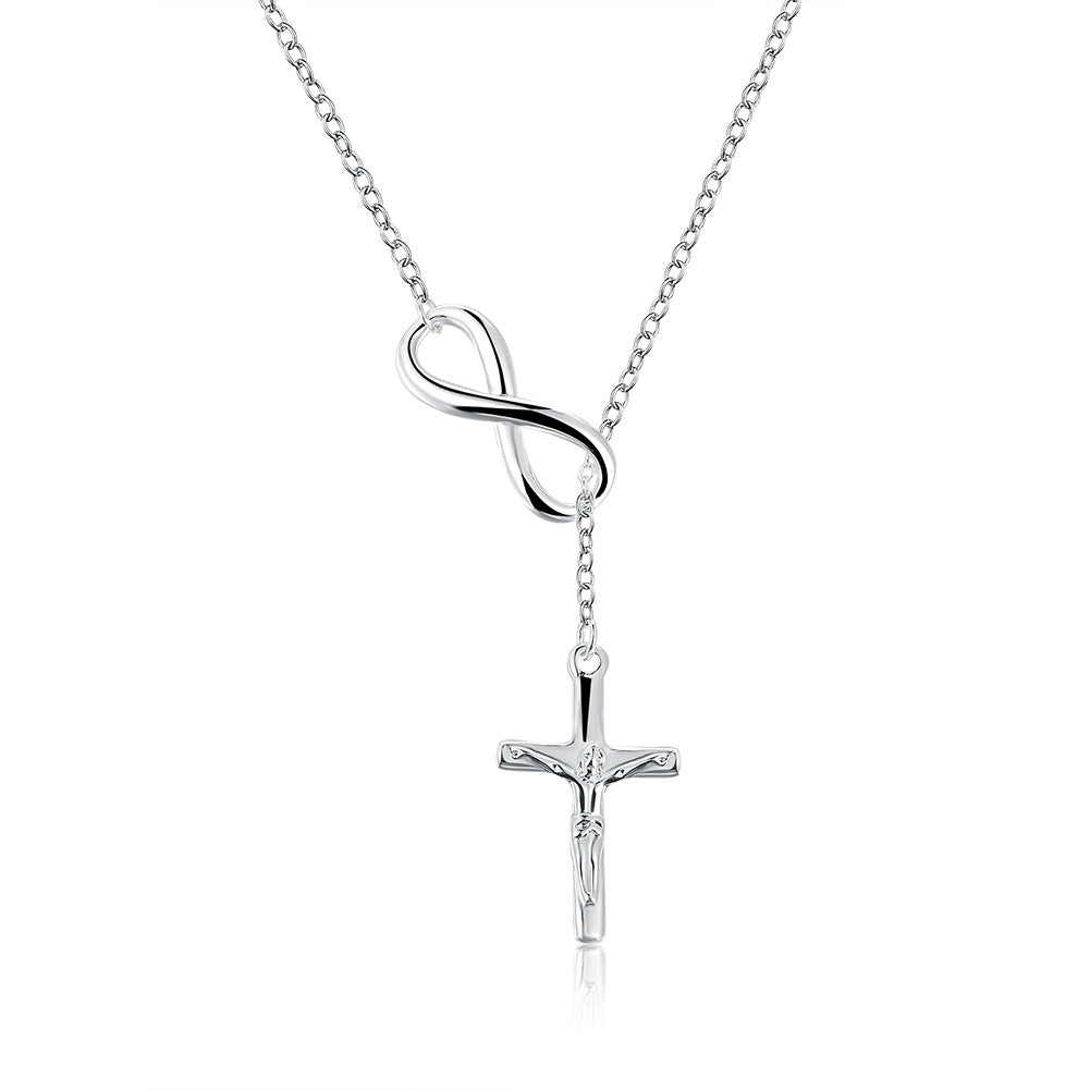 Cross Jesus Infinity pendant
