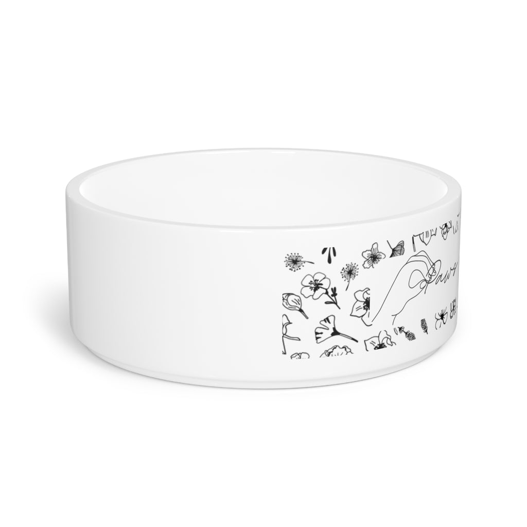 Paws & Praise Ceramic Pet Bowl