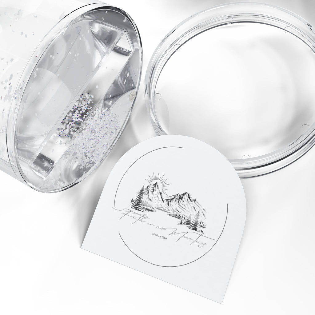 Faith can move Mountains Snow Globe