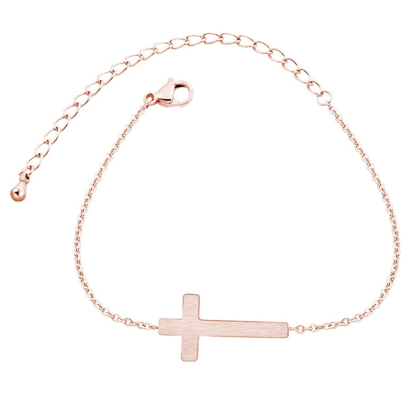 Jesus Christ Cross Bracelet  Stainless Steel