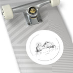 Faith can move Mountains Round Sticker