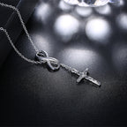 Cross Jesus Infinity pendant