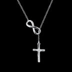 Cross Jesus Infinity pendant