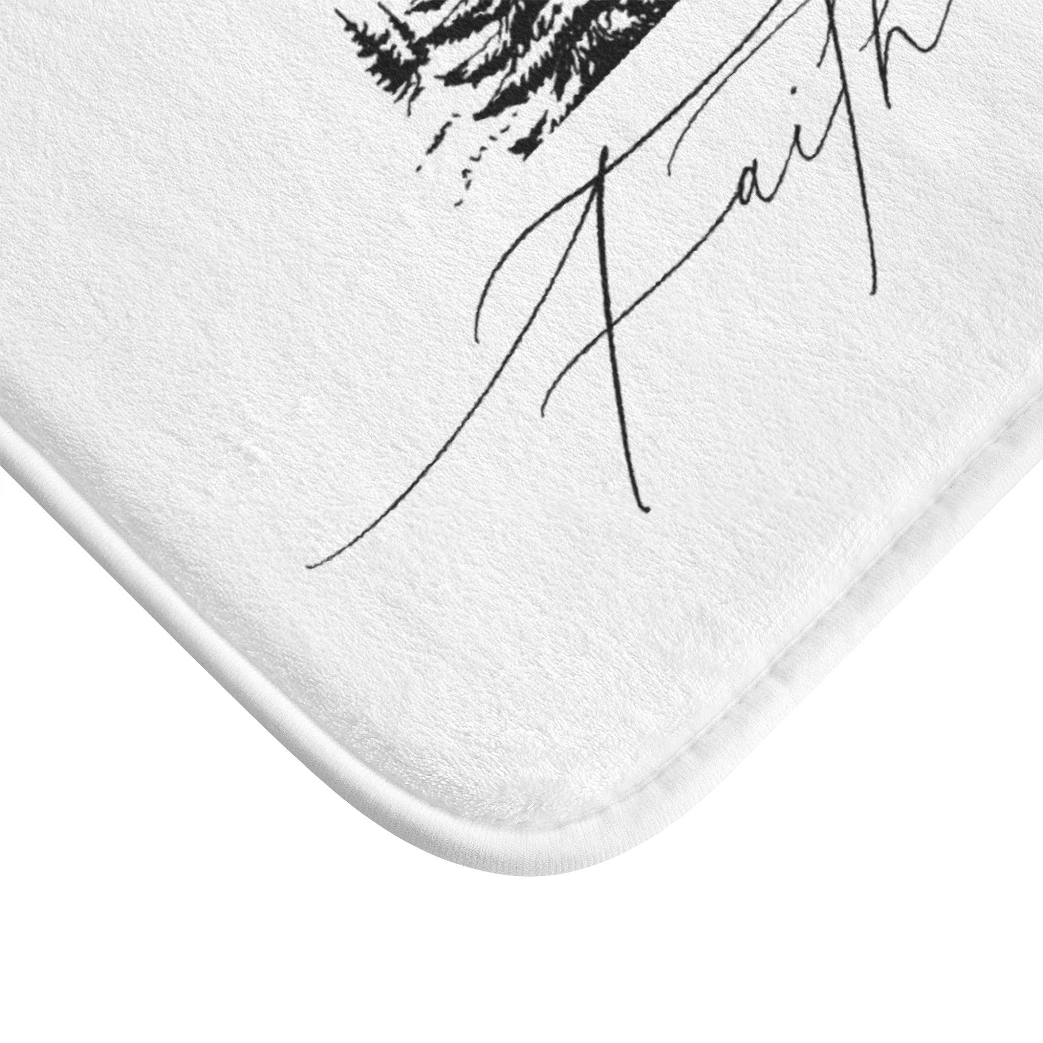 Faith Can Move Mountains Bath Mat