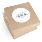 Round Faith Sticker — “If the Stars Were Made to Worship” Mountain Vinyl Sticker (Indoor/Outdoor)