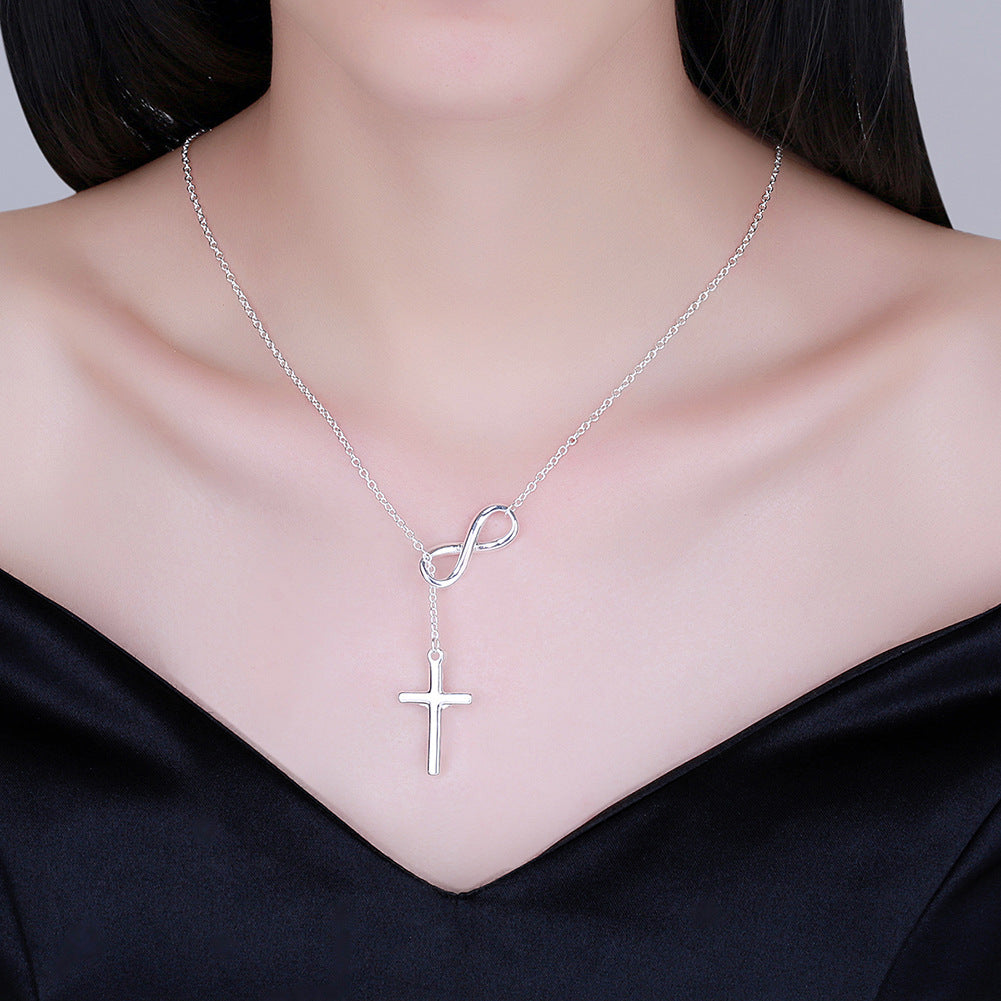 Cross Jesus Infinity pendant