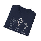 Love Jesus Pet Dogs T-Shirt