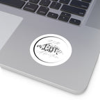 Faith Over Fear Adventure Sticker — Round Outdoor/Indoor Vinyl