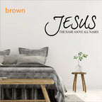 Jesus vinyl wall sticker