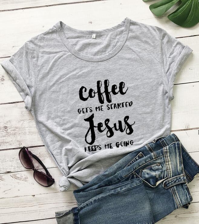 Jesus keeps me going T-shirt