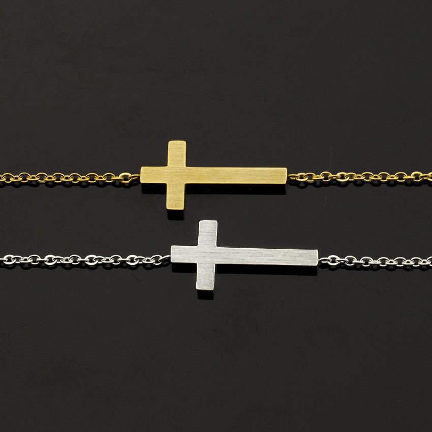 Jesus Christ Cross Bracelet  Stainless Steel