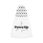 Paws Up Pet Hoodie — "Paws Up for Treats" Cute Paw Print Hooded Dog Sweatshirt