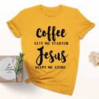 Jesus keeps me going T-shirt