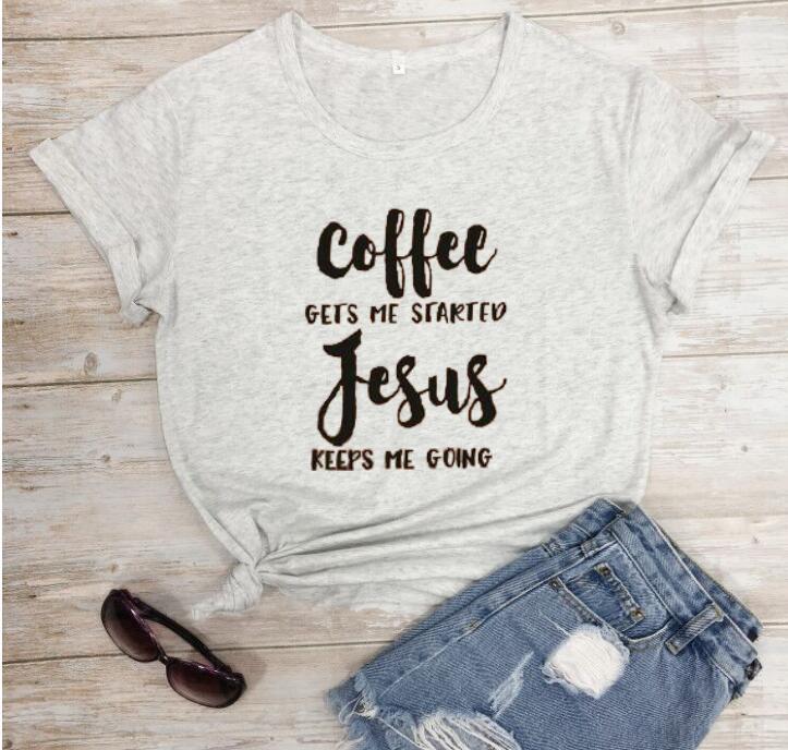 Jesus keeps me going T-shirt