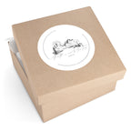 Faith can move Mountains Round Sticker