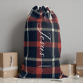 Jesus Plaid Drawstring Sack