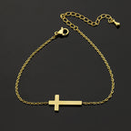 Jesus Christ Cross Bracelet  Stainless Steel