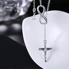 Cross Jesus Infinity pendant