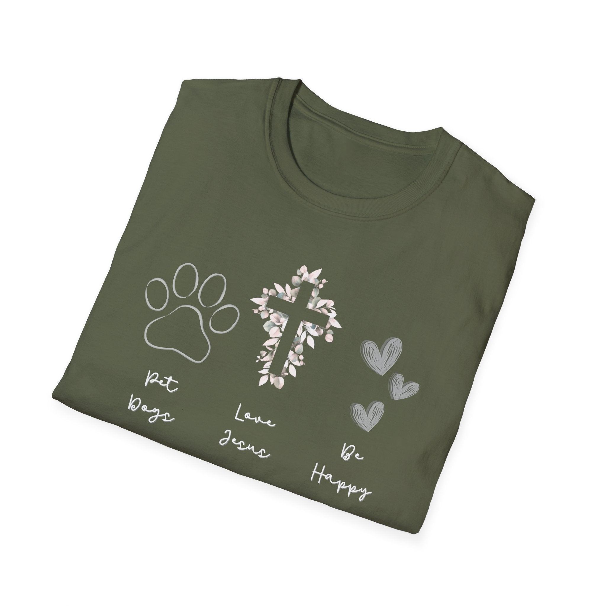 Love Jesus Pet Dogs T-Shirt