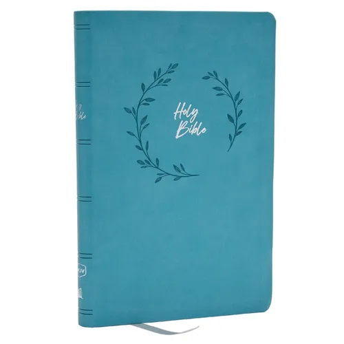 NKJV Holy Bible, Value Ultra Thinline, Teal Leathersoft, Red Letter, Comfort Print