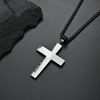 Christian Jesus Cross Necklace  Men's