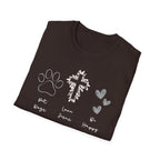 Love Jesus Pet Dogs T-Shirt