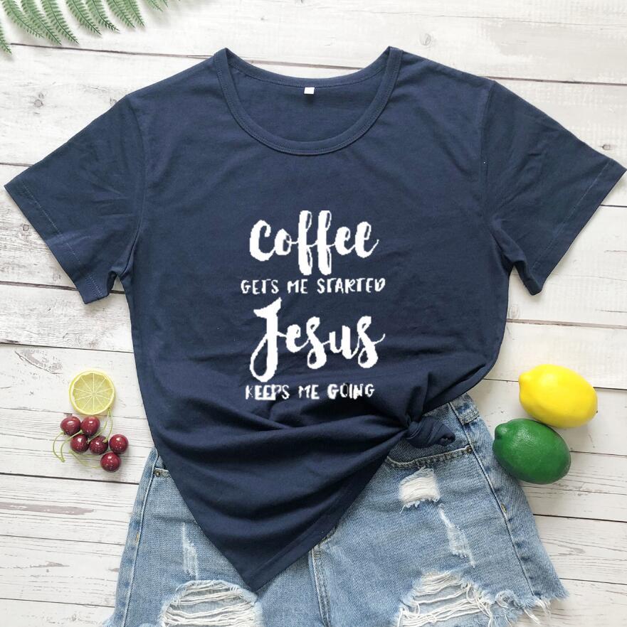Jesus keeps me going T-shirt