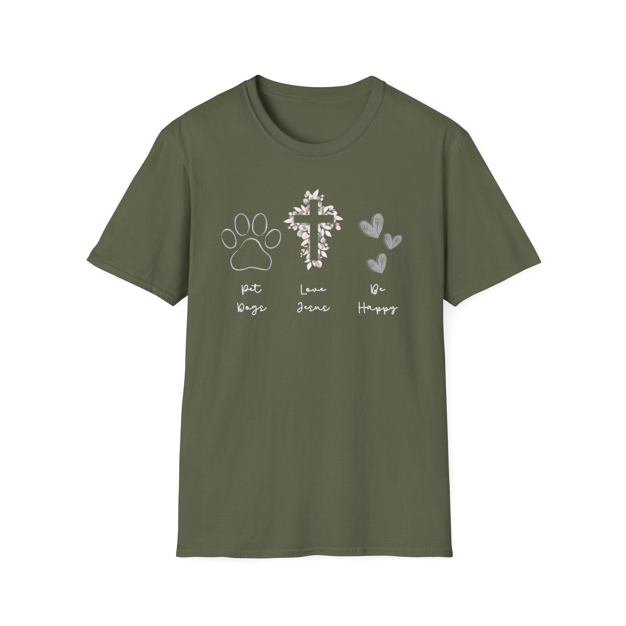 Love Jesus Pet Dogs T-Shirt
