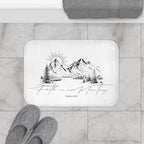 Faith Can Move Mountains Bath Mat