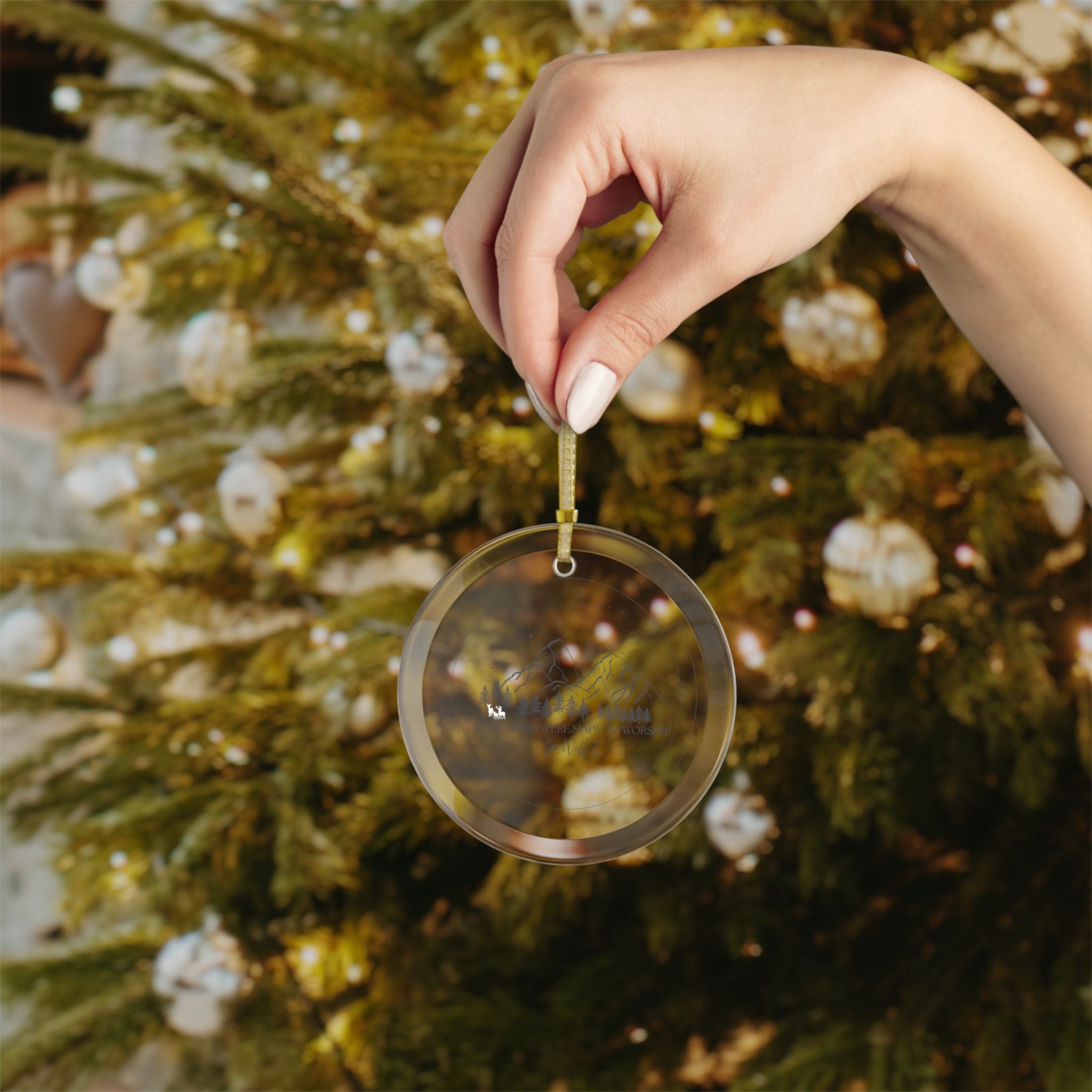 If Stars were made to Worship Glass Ornaments