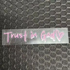 Fashion Faith Jesus God Car Letter Sticker