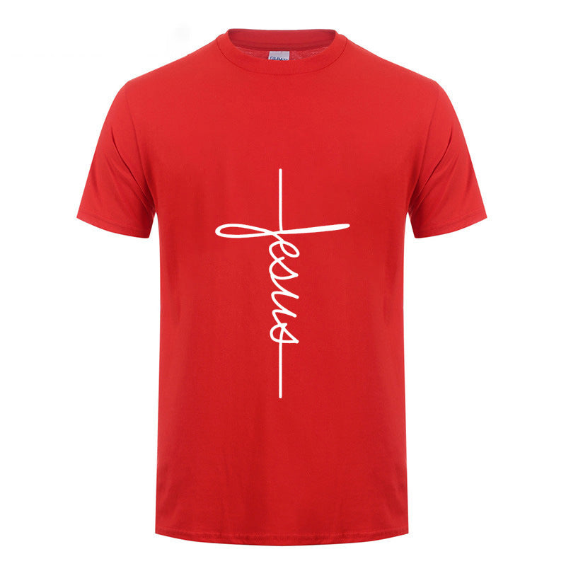 Jesus Cross T-shirts Men