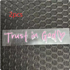 Fashion Faith Jesus God Car Letter Sticker