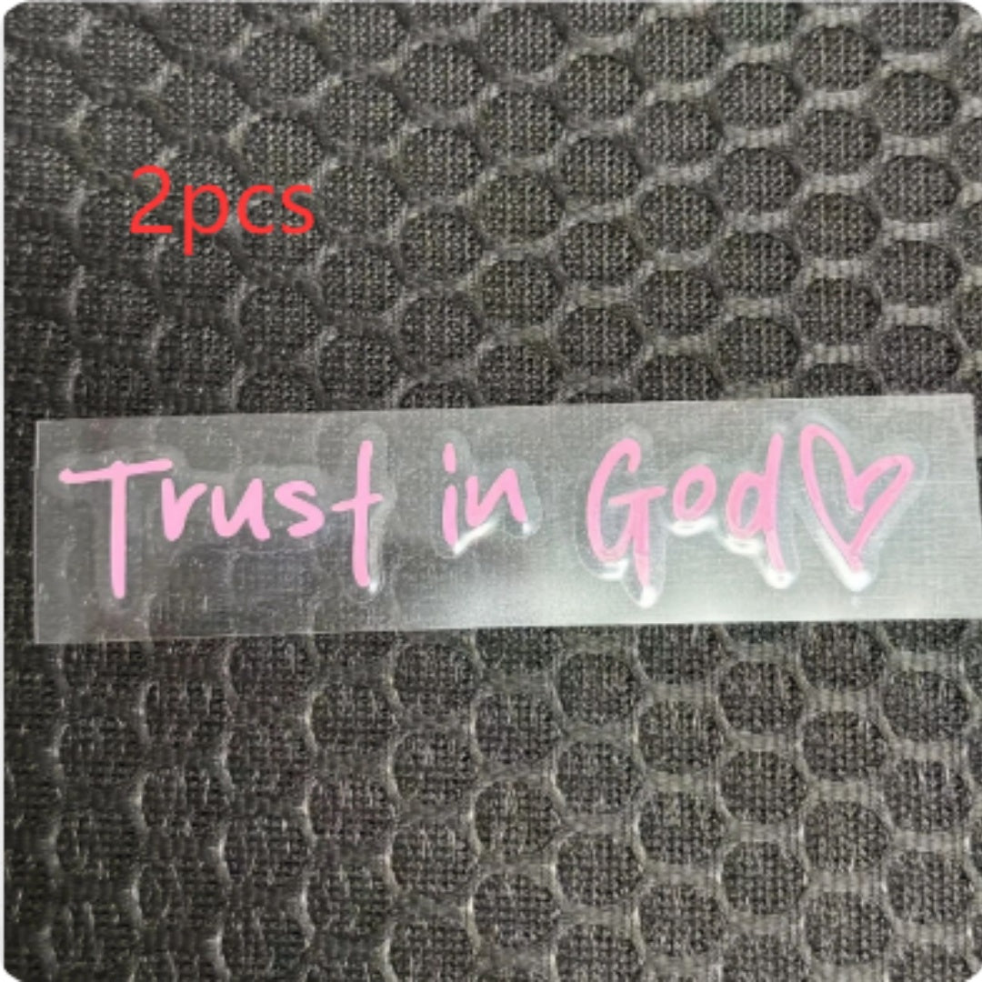 Fashion Faith Jesus God Car Letter Sticker