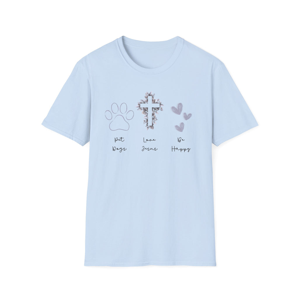 Love Jesus Pet Dogs T-Shirt