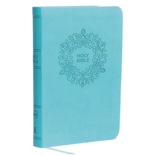 NKJV, Value Thinline Bible, Compact, Imitation Leather, Blue, Red Letter Edition