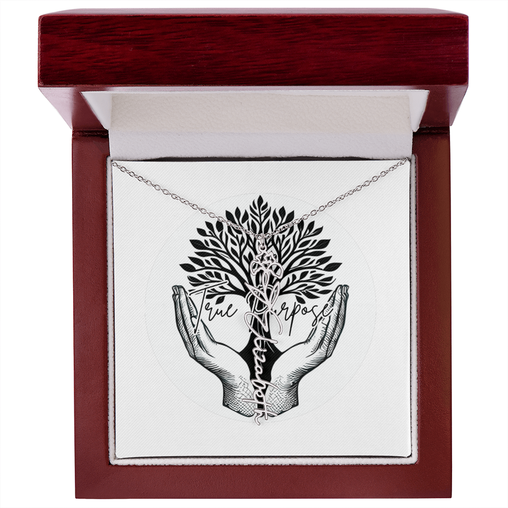 Flower Name necklace