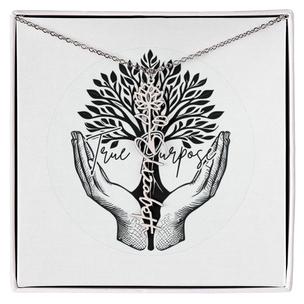 Flower Name necklace