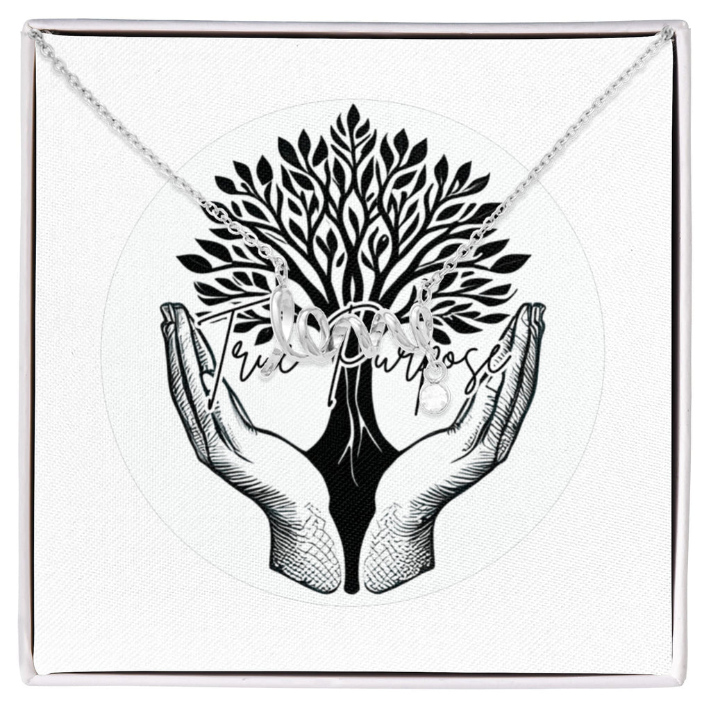 Scripted Love Necklace