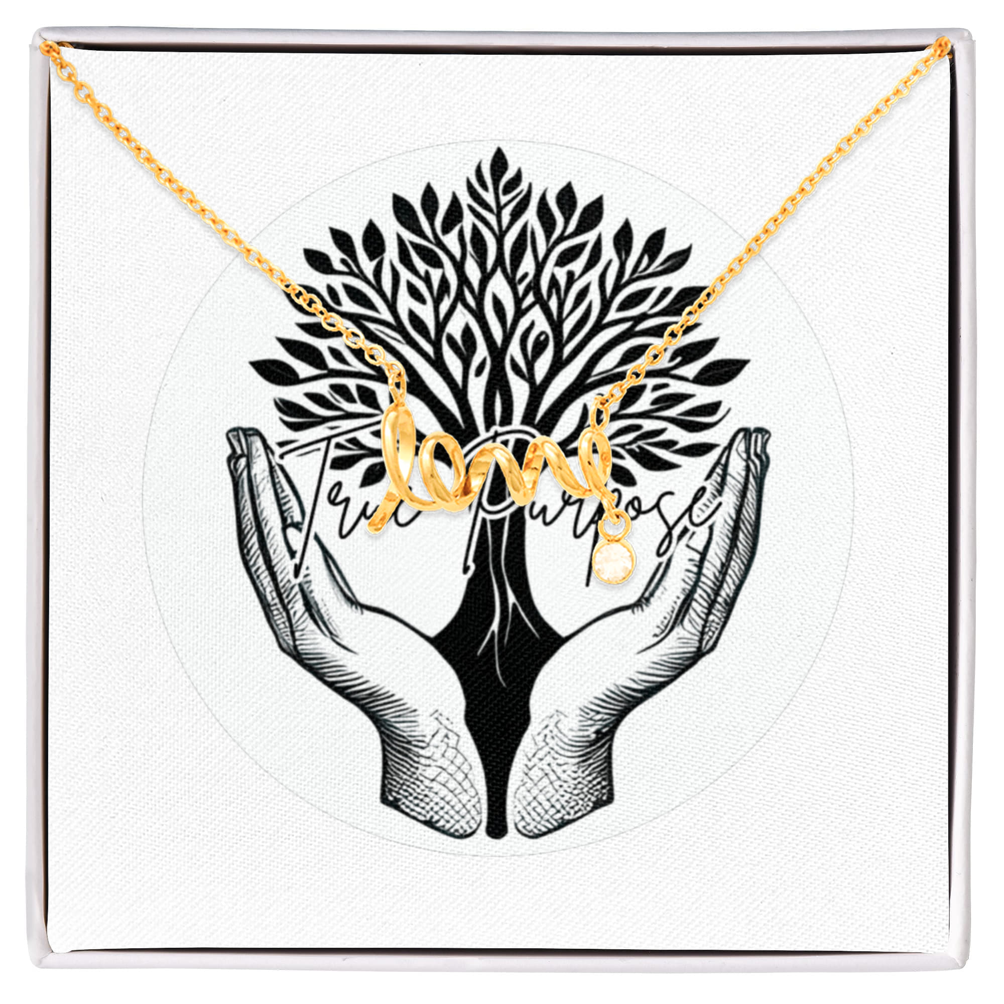 Scripted Love Necklace