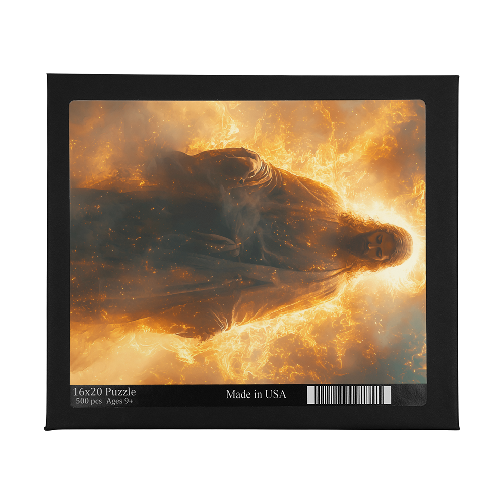 Jesus with Flames of Light Puzzle