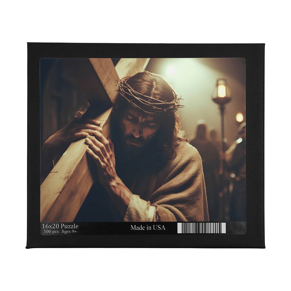 Jesus Holding his Cross Puzzle