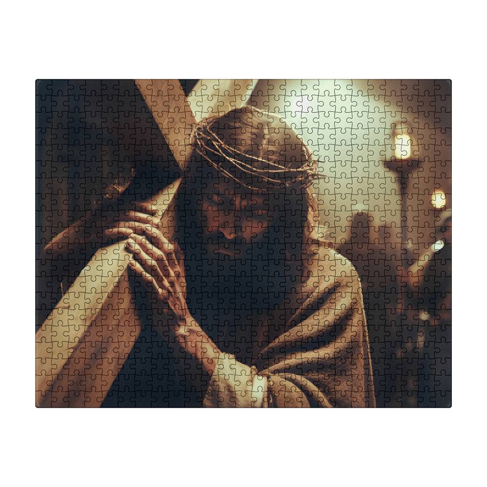 Jesus Holding his Cross Puzzle