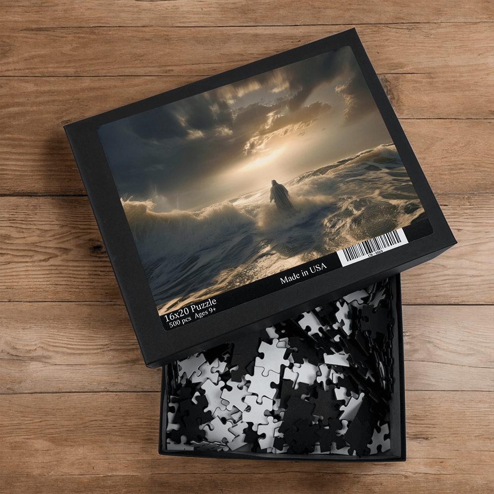 Jesus Walking on Water Matthew 14.25 Puzzle
