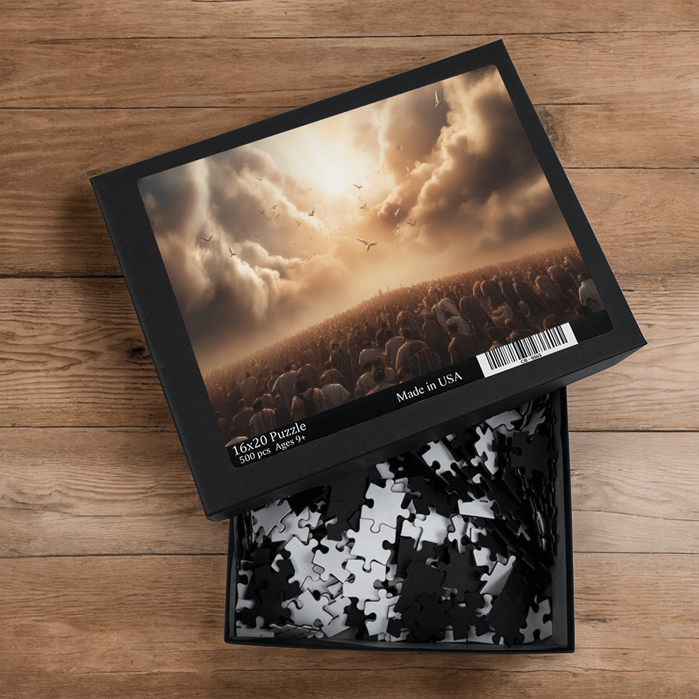 The Feeding of 5000 Matthew 14.13 Puzzle