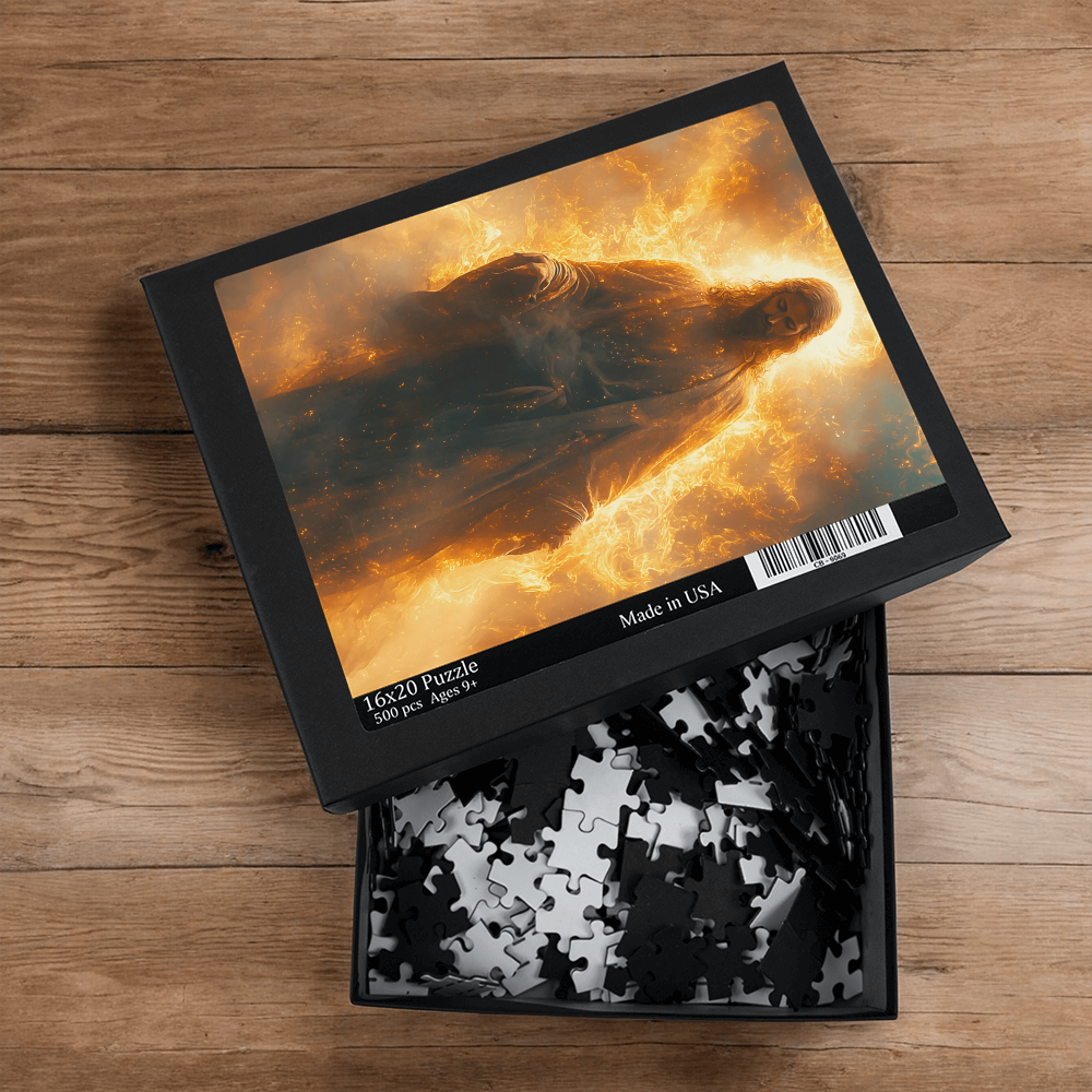 Jesus with Flames of Light Puzzle